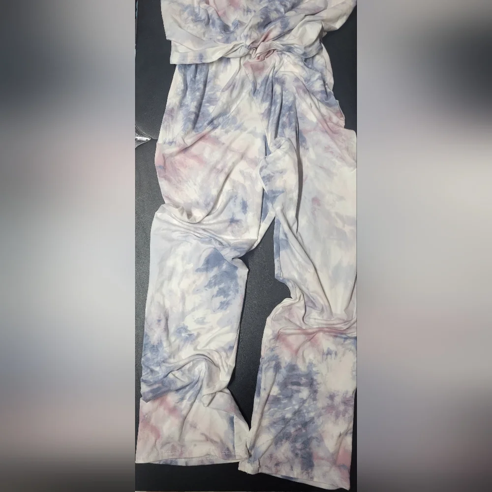 Love, Alexa Pastel Tie-Dye Jumpsuit - Picture 6 of 9